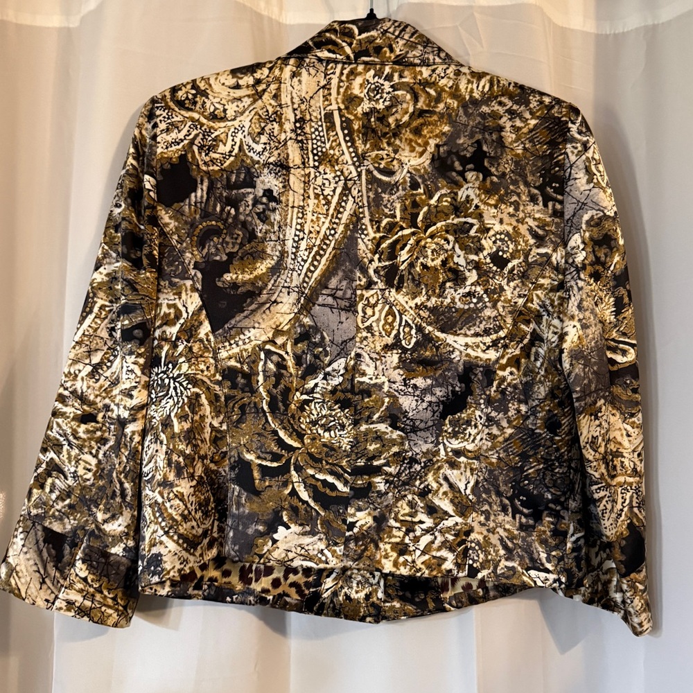Vintage Alberto Makali 100% Silk Statement Blazer | Late 90s Y2K | Size 12 - Picture 5 of 11